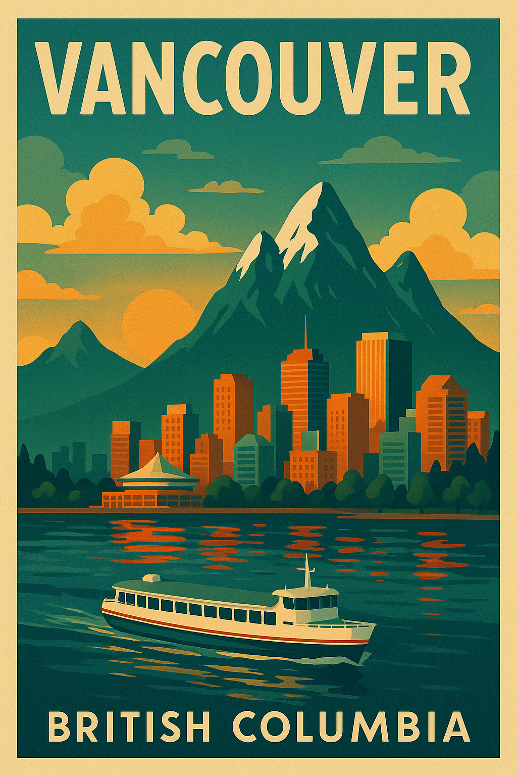 Vancouver BC Poster