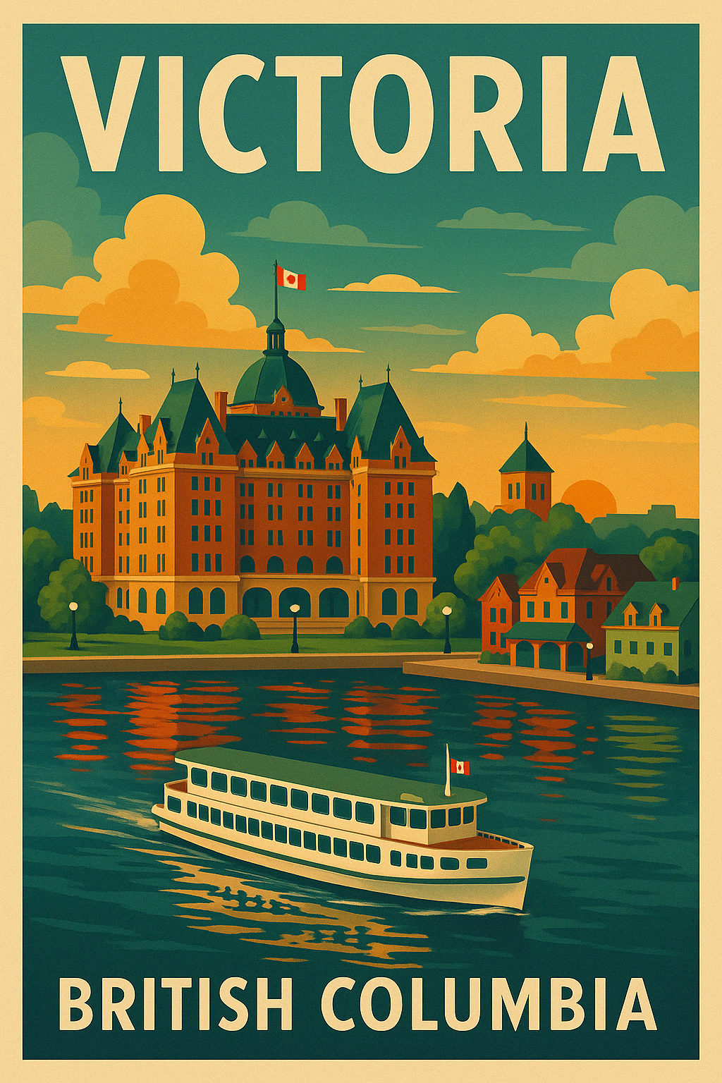 Victoria BC Poster